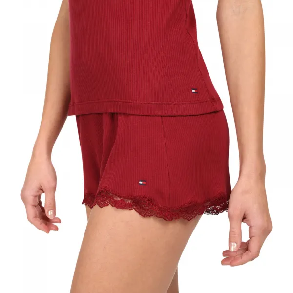 Dámske pyžamo Tommy Hilfiger červené (UW0UW06215 XJS) M