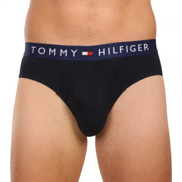 3PACK pánske slipy Tommy Hilfiger tmavo modré (UM0UM03575 0VM) S