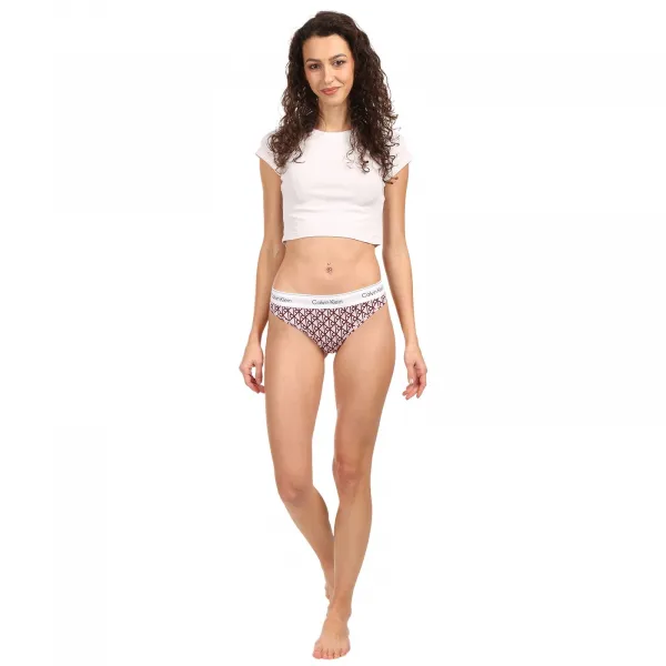 Dámske tangá Calvin Klein viacfarebné (QF8518-ZFR) M