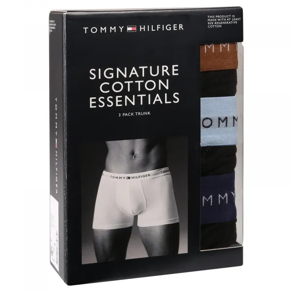 3PACK pánske boxerky Tommy Hilfiger čierne (UM0UM02763 0TH) M, trenky