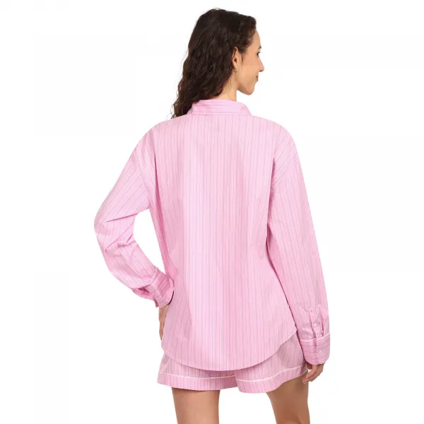 Dámske pyžamo Calvin Klein ružové (QS7581-2IX) M