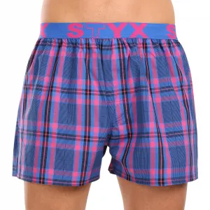 10PACK pánske trenky Styx športová guma viacfarebné (10B0901040) L, trenírky