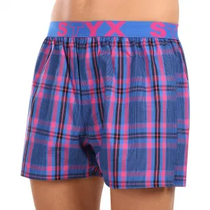 10PACK pánske trenky Styx športová guma viacfarebné (10B0901040) L, trenírky