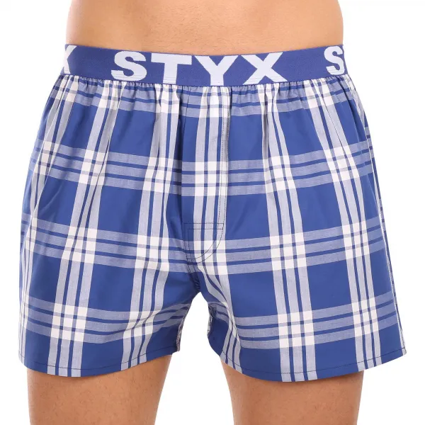 10PACK pánske trenky Styx športová guma viacfarebné (10B0901040) L, trenírky