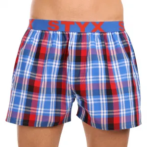 10PACK pánske trenky Styx športová guma viacfarebné (10B0901040) L, trenírky
