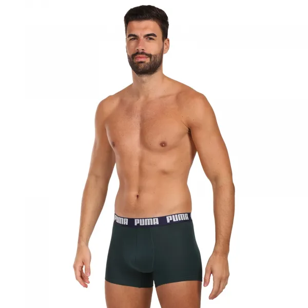 3PACK pánske boxerky Puma zelené (701237583 003) L, trenky