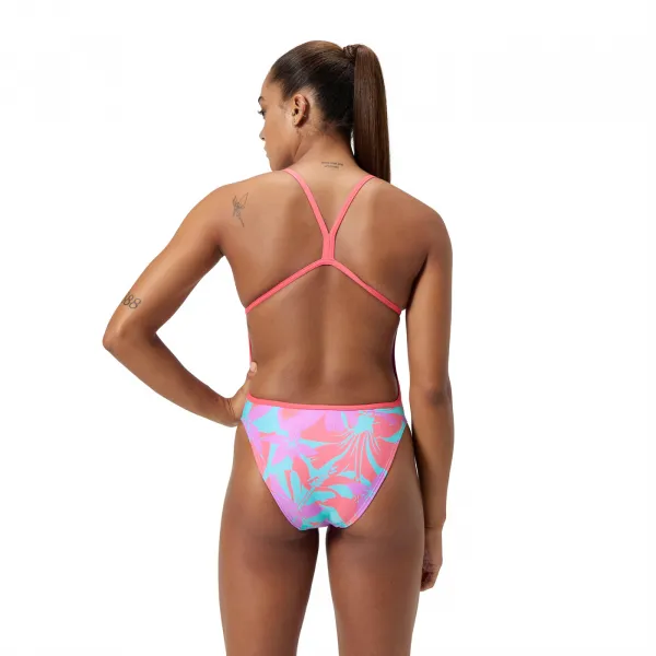 Speedo allover kaluna flora v back s - uk32