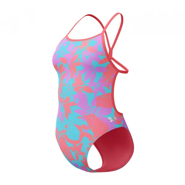 Speedo allover kaluna flora v back s - uk32