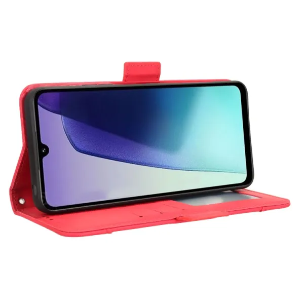 SLOT Peňaženkový obal pre Xiaomi Redmi 14C / Poco C75 červený