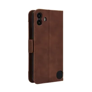 SLOT Peňaženkový obal pre CMF Phone 1 hnedý