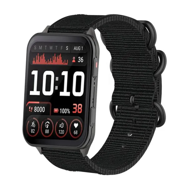 NYLON Vymeniteľný remienok pre Garmin Venu X1 čierny