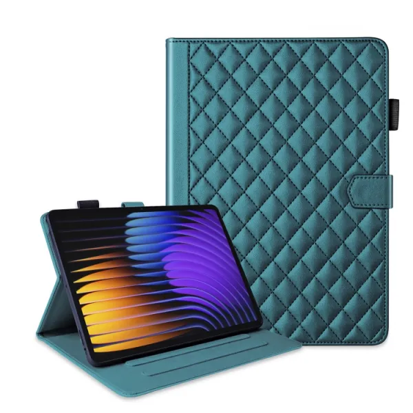 LATTICE Zaklápacie puzdro pre Xiaomi Pad 7 / 7 Pro / Pad 8 / Pad 8 Pro zelené