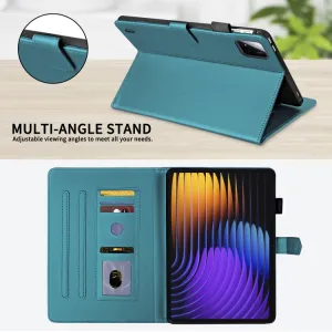 LATTICE Zaklápacie puzdro pre Xiaomi Pad 7 / 7 Pro / Pad 8 / Pad 8 Pro zelené