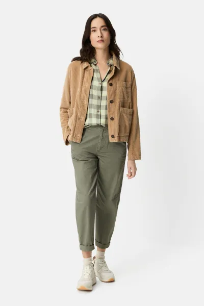 Košeľa Camel Active Blouse Lime Green Check