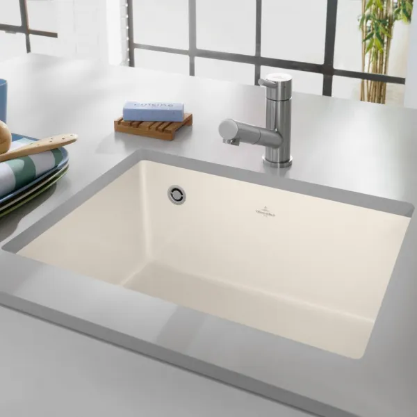 VILLEROY & BOCH VILLEROY & BOCH - Keramický drez Villeroy & Boch podstavný Subway 60 SU, 331001KR, Cream 331001KR