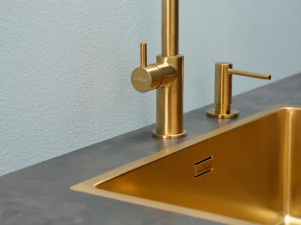 Dávkovač mydla Reginox R34828, Gold / zlatý R34828