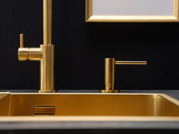 Dávkovač mydla Reginox R34828, Gold / zlatý R34828