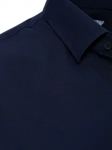 Elegantná pánska košeľa tmavomodrá