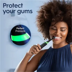Oral-B iO White Clean elektrická zubná kefka s puzdrom na nabíjačku Matte Black 1 ks