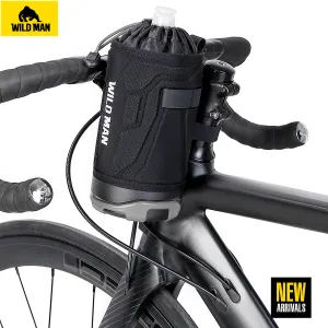 Wild Man R1 puzdro na fľašu na bicykel 1L, čierne