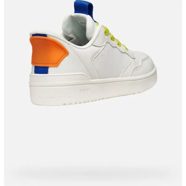 White boys' sneakers Geox Washiba Fast In - Boys
