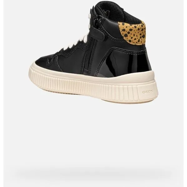 Black Girls' Sneakers Geox Laquinny - Girls