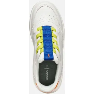 White boys' sneakers Geox Washiba Fast In - Boys