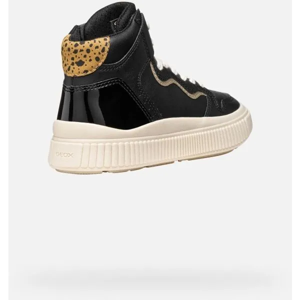 Black Girls' Sneakers Geox Laquinny - Girls