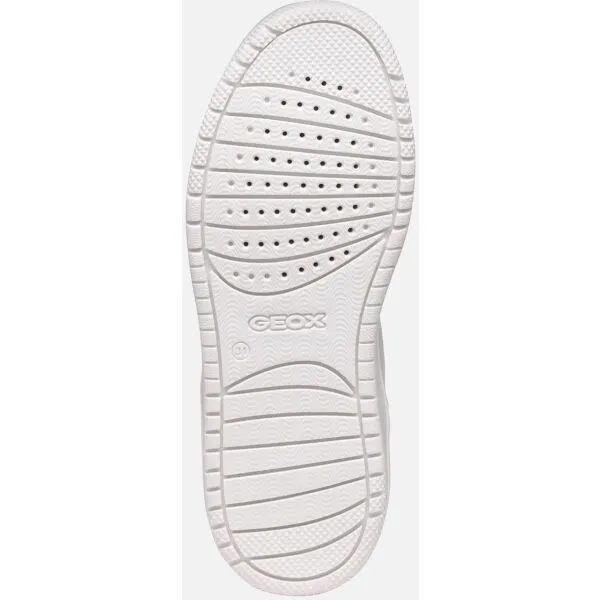 White Girls Geox Washiba Fast In Sneakers - Girls
