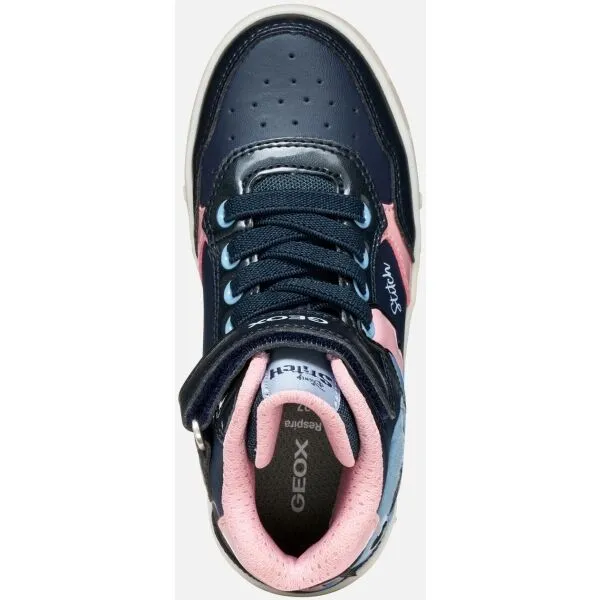 Dark Blue Girls Geox Skylin Sneakers - Girls