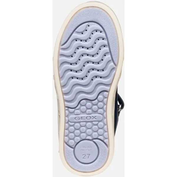 Dark Blue Girls Geox Skylin Sneakers - Girls