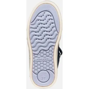 Dark Blue Girls Geox Skylin Sneakers - Girls
