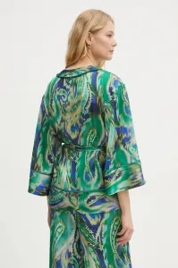 Kimono Simona Corsellini béžová farba, vzorovaná, P25CPGI012