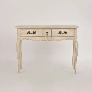 LivinHill Konzolový stolek Venezia 110 cm z masivu béžový