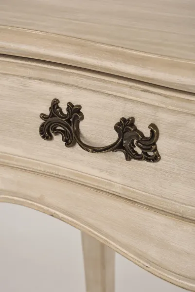 LivinHill Konzolový stolek Venezia 110 cm z masivu béžový
