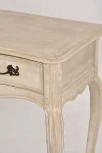 LivinHill Konzolový stolek Venezia 110 cm z masivu béžový