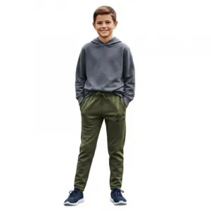 Chlapčenské zateplené tepláky UNDER ARMOUR UA Rival Flc Cblck Grphc Jgr