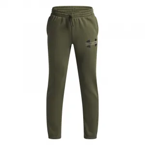 Chlapčenské zateplené tepláky UNDER ARMOUR UA Rival Flc Cblck Grphc Jgr