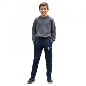Chlapčenské zateplené tepláky UNDER ARMOUR UA Rival Flc Cblck Grphc Jgr