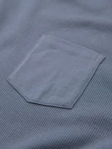 Tričko pre pánov s dlhým rukávom modré