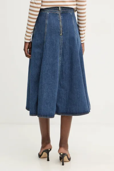 Rifľová sukňa Karl Lagerfeld FASHION DENIM