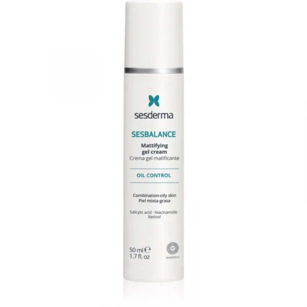 Sesderma Sesbalance Mattifying Gel-Cream zmatňujúci gél-krém s kyselinou salicylovou 50 ml