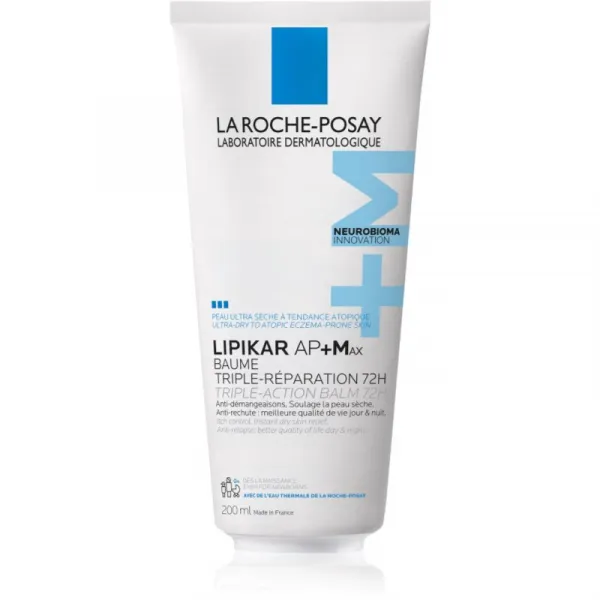 LA ROCHE-POSAY Lipikar Baume AP+ MAXbalzam s trojitým účinkom veľmi suchá pokožka 200 ml