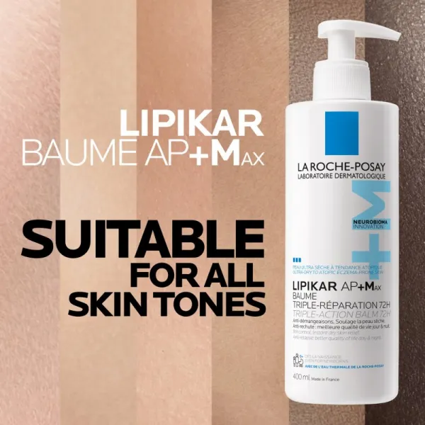 LA ROCHE-POSAY Lipikar Baume AP+ MAXbalzam s trojitým účinkom veľmi suchá pokožka 200 ml