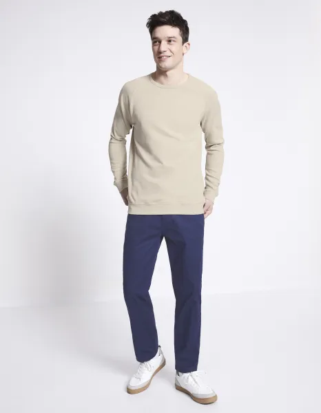 Tmavomodré pánske chino nohavice Celio Norabo premium