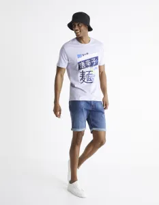 Celio Cotton T-Shirt Befudi - Men's