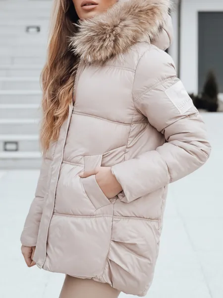 Dámska zimná bunda s kapucňou