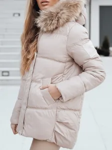Dámska zimná bunda s kapucňou