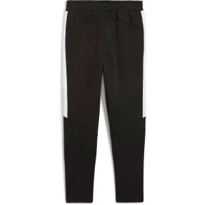 Puma TEAMEVOSTRIPE PANTS JR Detské tepláky, čierna, veľkosť