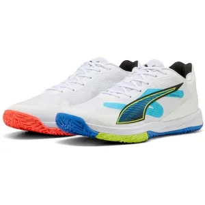 Puma ACCELERATE TURBO 4 GAME ON Unisex obuv na hádzanú, biela, veľkosť 41